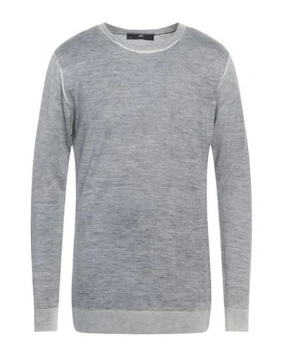 Shop Daniele Alessandrini Man Sweater Grey Size 42 Wool