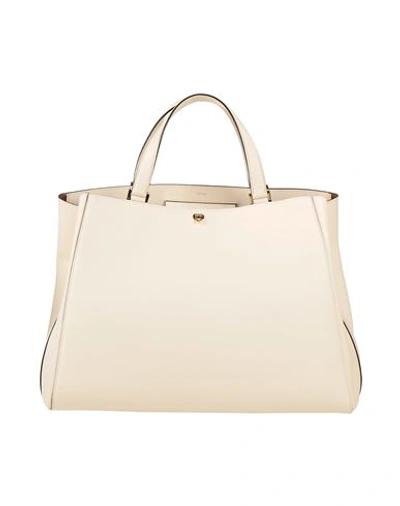 Shop Valextra Woman Handbag Off White Size - Calfskin