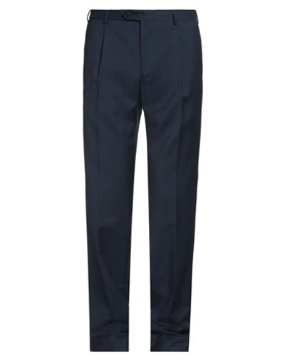 Shop Pal Zileri Man Pants Navy Blue Size 40 Wool