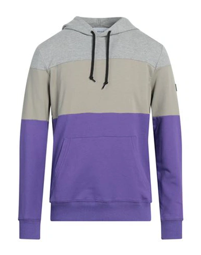 Shoe® Shoe Man Sweatshirt Purple Size Xxl Cotton, Polyester, Elastane In Purple