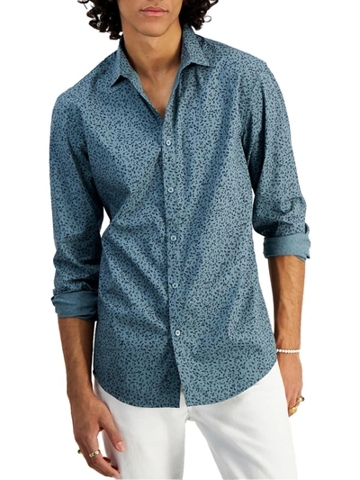 Shop Inc Mens Floral Regular Fit Button-down Shirt In Multi