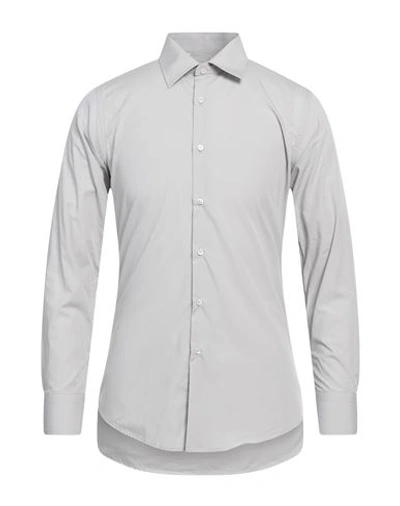 Shop Primo Emporio Man Shirt Grey Size L Cotton, Elastane