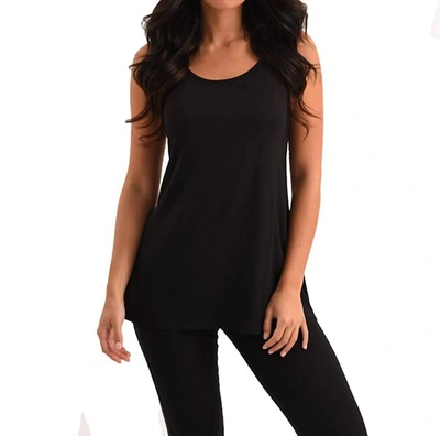 Shop French Kyss Tank Top In Black