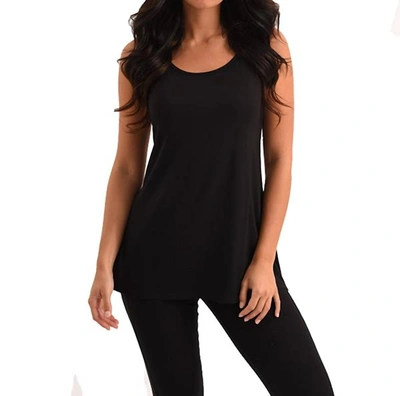 French Kyss Tank Top In Black In Black