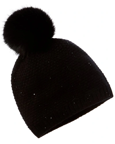 Shop Sofiacashmere Cashmere Hat In Black