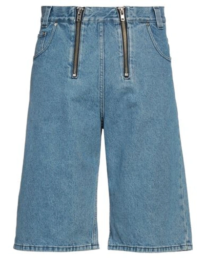 Shop Gmbh Man Denim Shorts Blue Size 32 Organic Cotton