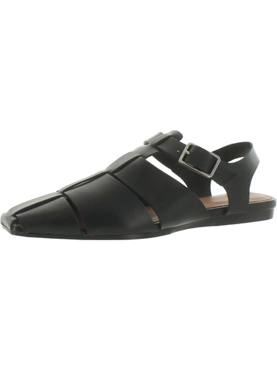 Shop Vagabond Letta Womens Leather Buckle Mules In Black