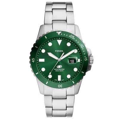 Shop Fossil Men's Dive Green Dial Watch