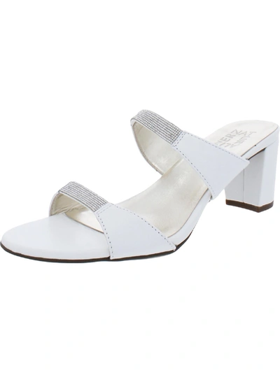Shop Naturalizer Venus 2 Womens Leather Rhinestone Mule Sandals In White