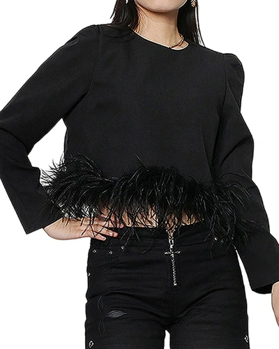 Shop Adele Berto Sweater In Black