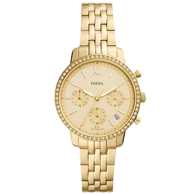 Shop Fossil Women's Neutra Gold Dial Watch
