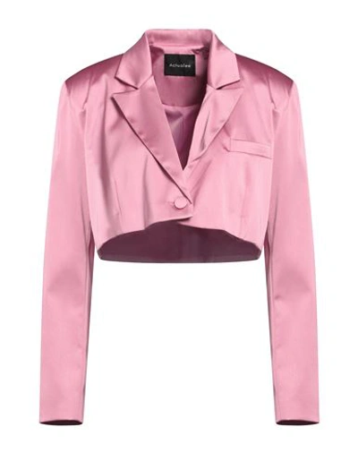 Shop Actualee Woman Blazer Pink Size 4 Polyester