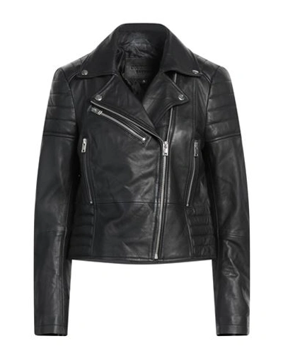 Shop Bolongaro Trevor Woman Jacket Black Size M Sheepskin, Polyester