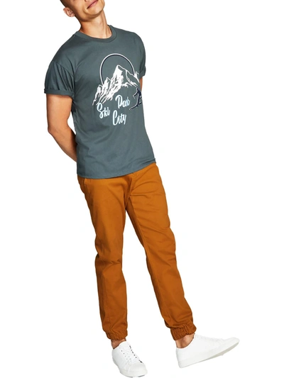 Shop And Now This Mens Crewneck Short Sleeve Graphic T-shirt In Green