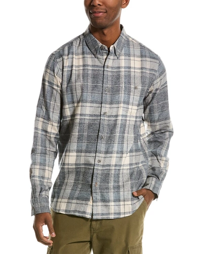 Shop Weatherproof Vintage Flannel Shirt In Grey