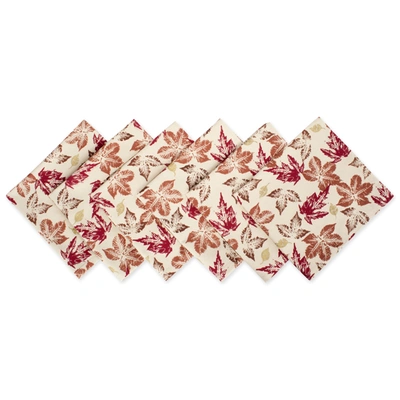 Shop Dii Rustic Leaves Napkin (set Of 6)