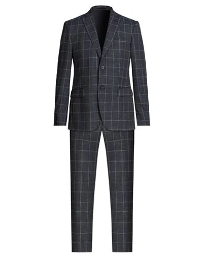 Lab. Pal Zileri Man Suit Navy Blue Size 50 Wool In Navy Blue