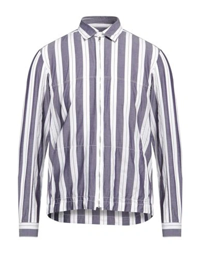 Shop Alessandro Gherardi Man Shirt Navy Blue Size 15 ½ Cotton