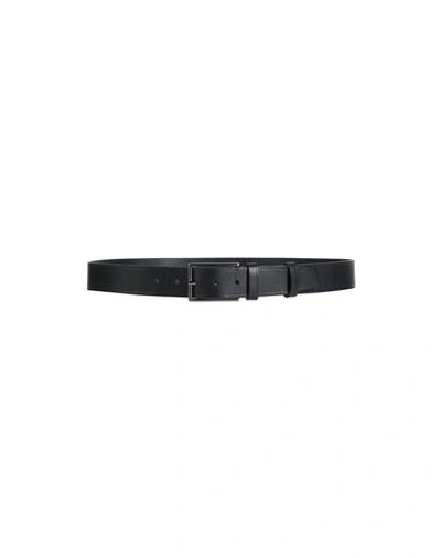 Shop Primo Emporio Man Belt Midnight Blue Size 39.5 Soft Leather