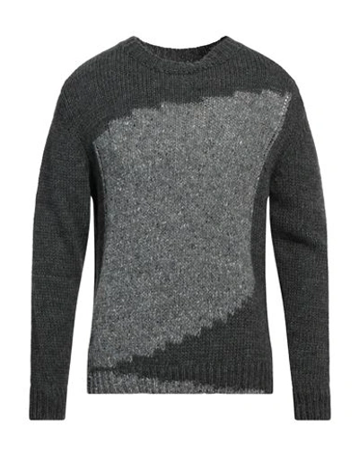Bellwood Man Sweater Charcoal Size 42 Acrylic, Alpaca Wool, Wool, Synthetic Fibers, Silk In Grey