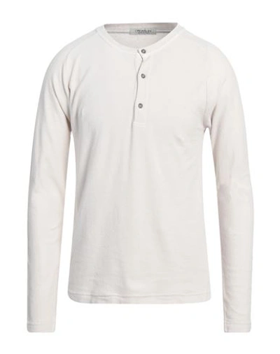 Shop Crossley Man T-shirt Beige Size L Cotton