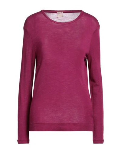 Shop Massimo Alba Woman Sweater Mauve Size Xl Wool In Purple