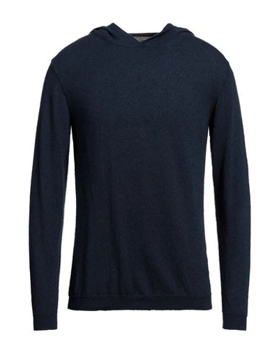 Shop Daniele Fiesoli Man Sweater Midnight Blue Size Xl Organic Cotton, Polyamide