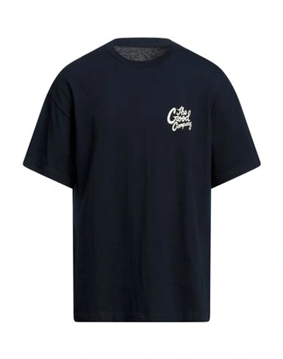 Shop The Good Company Man T-shirt Midnight Blue Size S Cotton