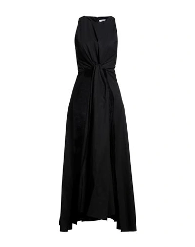 Shop Erika Cavallini Woman Top Black Size 8 Cotton, Elastane