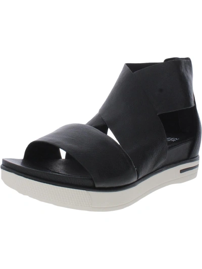 Shop Eileen Fisher Sport-lt Womens Leather Summer Flat Sandals In Multi