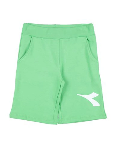 Shop Diadora Toddler Boy Shorts & Bermuda Shorts Green Size 4 Cotton
