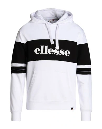 Shop Ellesse Man Sweatshirt White Size S Cotton, Polyester