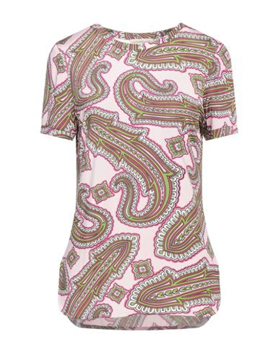 Shop Camicettasnob Woman T-shirt Pink Size 10 Viscose, Elastane