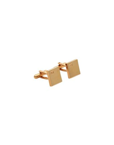 Shop Dsquared2 Man Cufflinks And Tie Clips Gold Size - Metal
