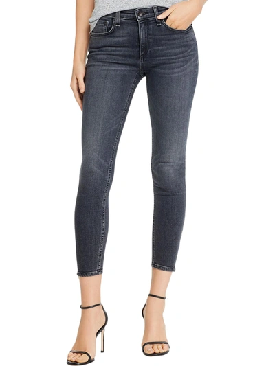 Shop Rag & Bone Cate Womens Mid-rise Ankle Skinny Jeans In Multi