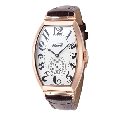 Shop Tissot Unisex T1285053601200 Heritage Porto 31mm Manual-wind Watch In Gold