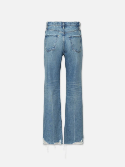 Shop Frame Le Jane Crop High Rise Jeans In Blue
