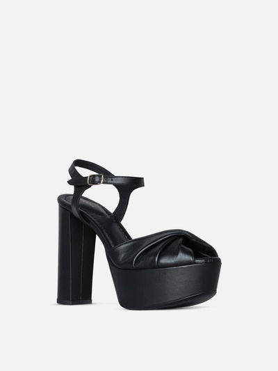 Shop Frame Camille Platform Heels In Black