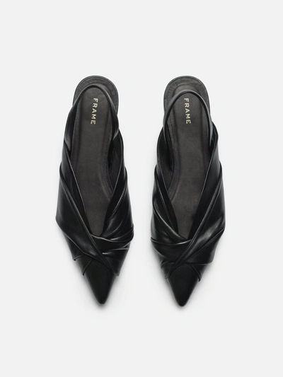 Shop Frame Camille Slingback Flats In Black