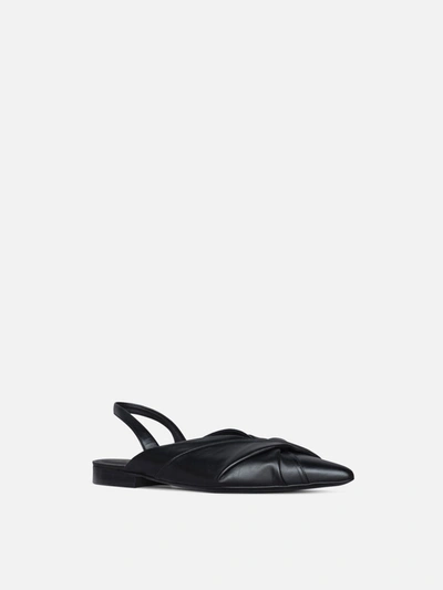 Shop Frame Camille Slingback Flats In Black