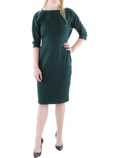 Shop Calvin Klein Womens Business Knee Sheath Dress In Multi
