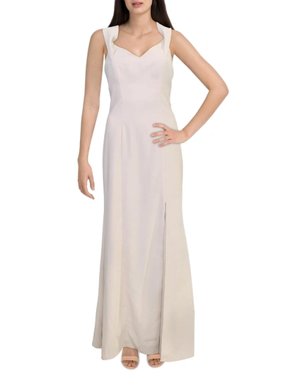 Shop Dessy Collection By Vivian Diamond Womens Off-the-shoulder Formal Evening Dress In Beige