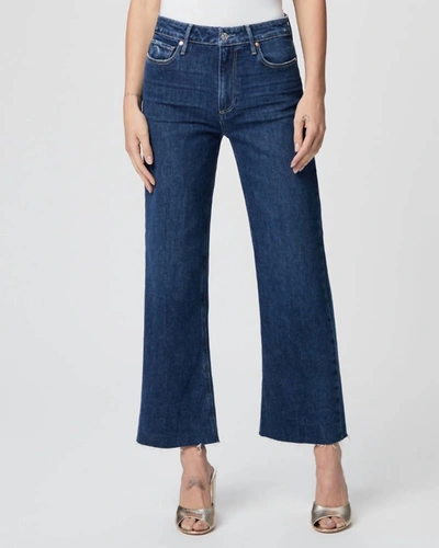 Shop Paige Leenah Ankle Jeans In Everywhere In Blue