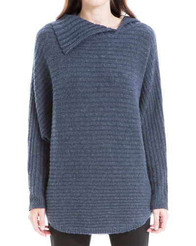 Shop Max Studio Tunic Sweater In Blue