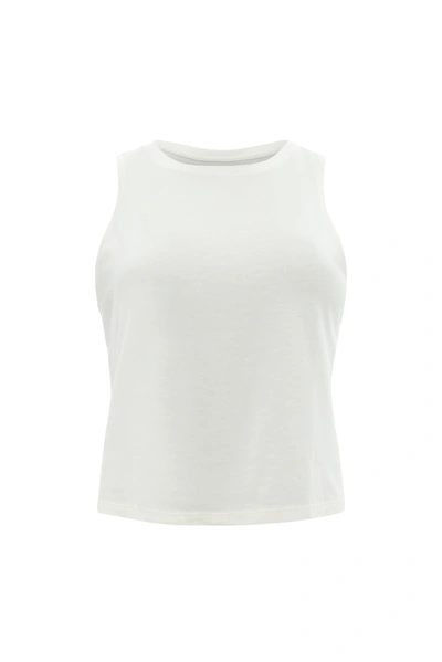 Shop Girlfriend Collective Ivory Recycled Cotton High Neck Tank