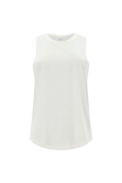 Shop Girlfriend Collective Ivory Recycled Cotton Muscle Tee