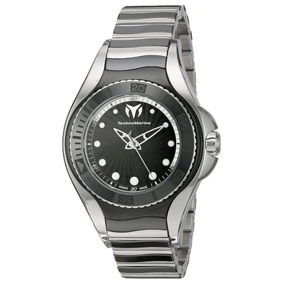 Shop Technomarine Women's Manta Black Dial Watch