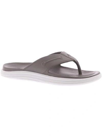 Shop Sperry Windward Float Womens Slip On Casual Thong Sandals In Grey