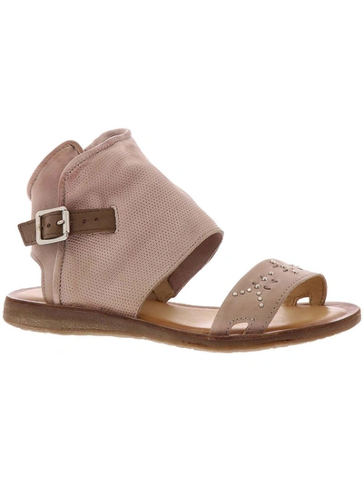 Shop Miz Mooz Forge Womens Leather Studded Gladiator Sandals In Beige