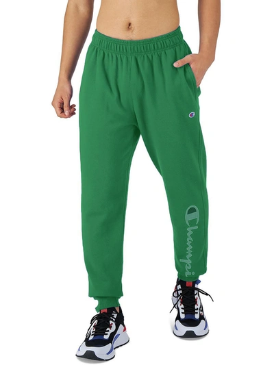 Shop Champion Mens Fleece Fitness Jogger Pants In Green